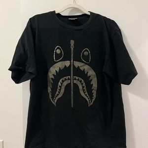 Authentic Bape tee, t-shirt with shark